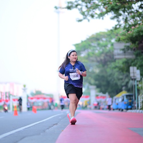 Race photo from KEMLU RUN 2026