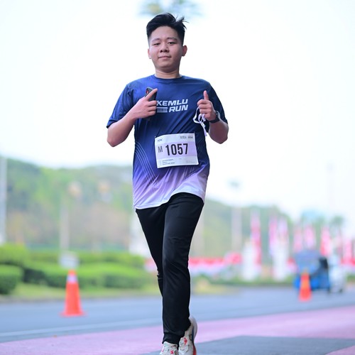 Race photo from KEMLU RUN 2026