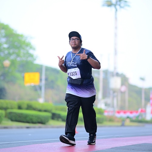 Race photo from KEMLU RUN 2026