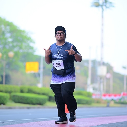 Race photo from KEMLU RUN 2026