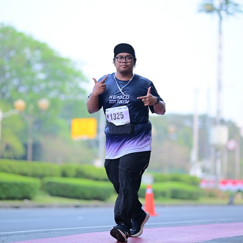 Race photo from KEMLU RUN 2026