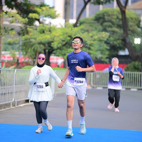 Race photo from KEMLU RUN 2026