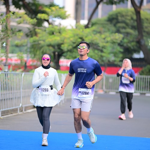 Race photo from KEMLU RUN 2026