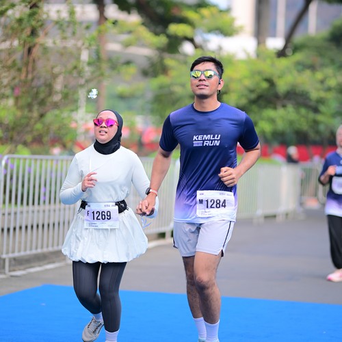 Race photo from KEMLU RUN 2026