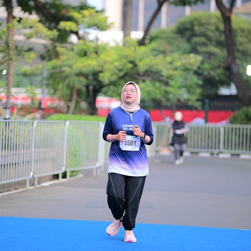 Race photo from KEMLU RUN 2026