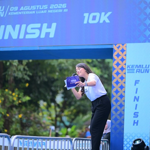 Race photo from KEMLU RUN 2026
