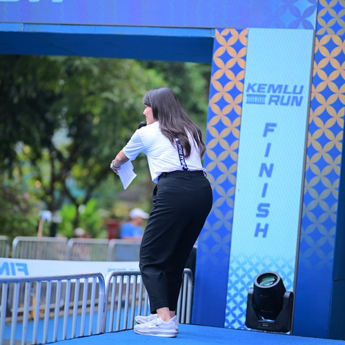 Race photo from KEMLU RUN 2026