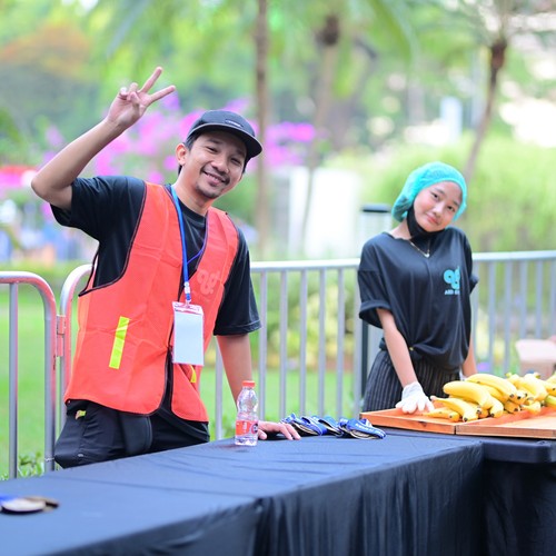 Race photo from KEMLU RUN 2026