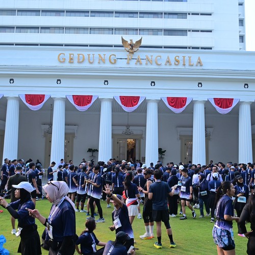 Race photo from KEMLU RUN 2026