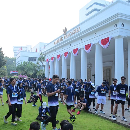 Race photo from KEMLU RUN 2026