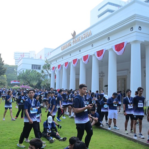 Race photo from KEMLU RUN 2026