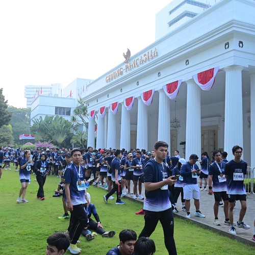Race photo from KEMLU RUN 2026