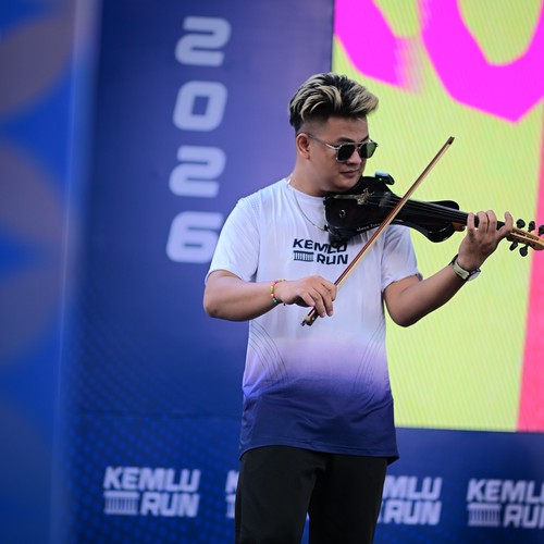 Race photo from KEMLU RUN 2026