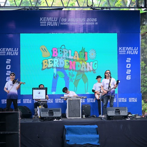 Race photo from KEMLU RUN 2026
