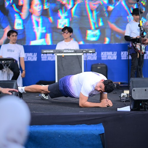Race photo from KEMLU RUN 2026