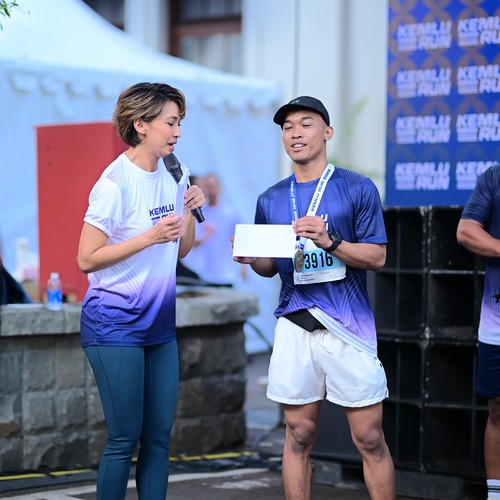 Race photo from KEMLU RUN 2026