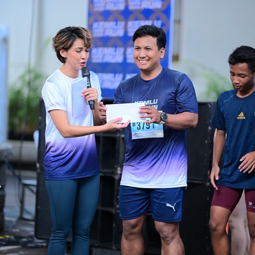 Race photo from KEMLU RUN 2026