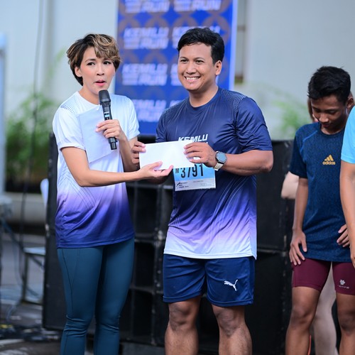 Race photo from KEMLU RUN 2026