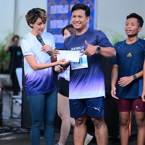 Race photo from KEMLU RUN 2026