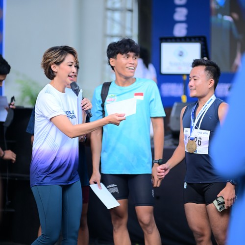Race photo from KEMLU RUN 2026