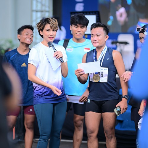 Race photo from KEMLU RUN 2026