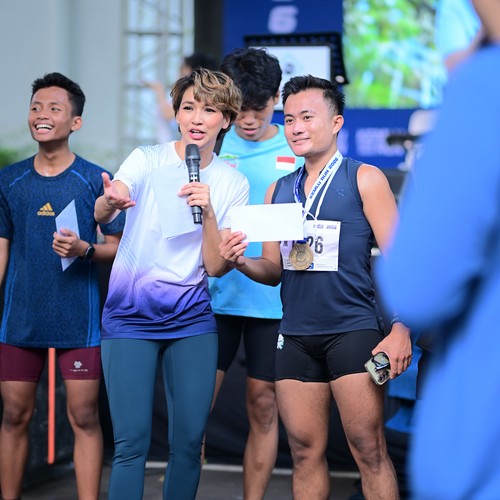 Race photo from KEMLU RUN 2026