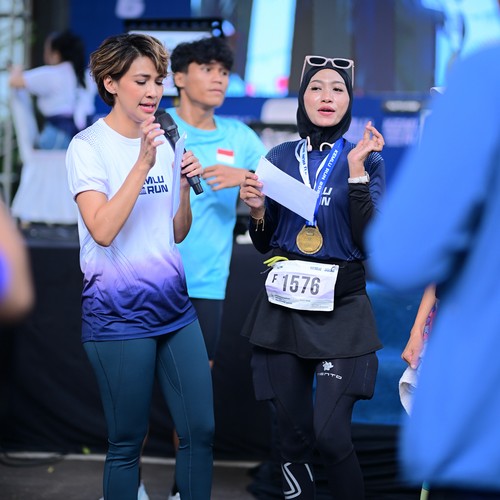 Race photo from KEMLU RUN 2026