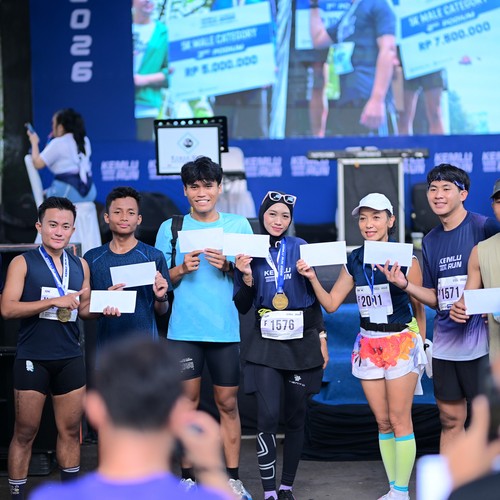 Race photo from KEMLU RUN 2026