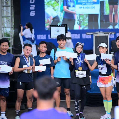 Race photo from KEMLU RUN 2026