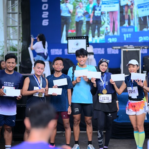 Race photo from KEMLU RUN 2026