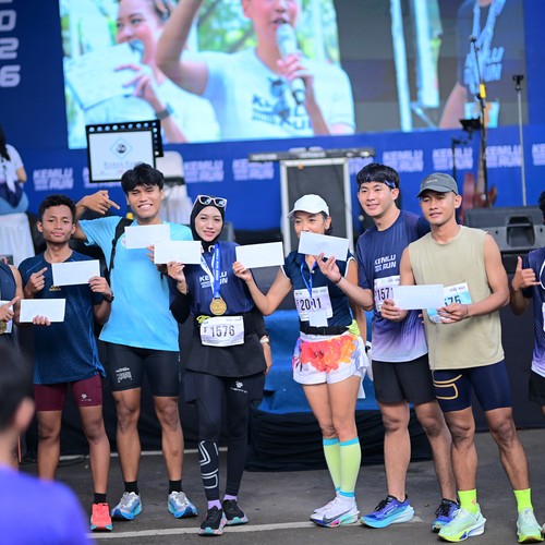Race photo from KEMLU RUN 2026