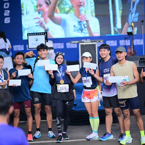Race photo from KEMLU RUN 2026