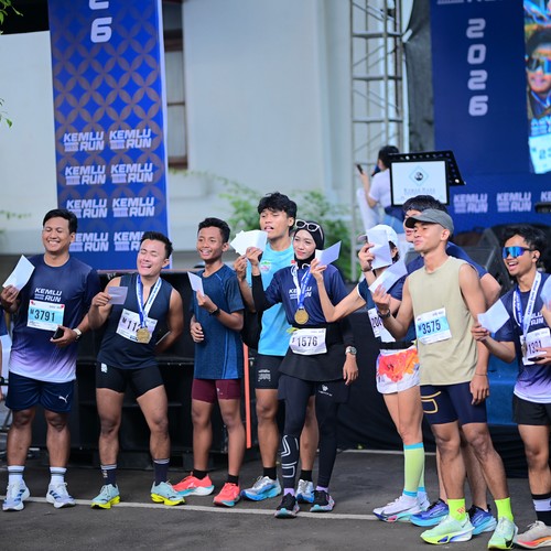 Race photo from KEMLU RUN 2026