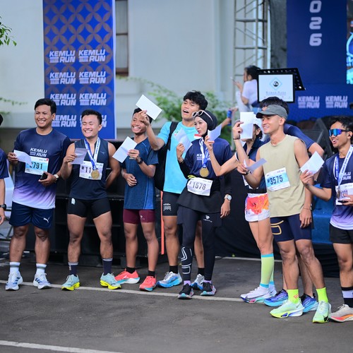 Race photo from KEMLU RUN 2026