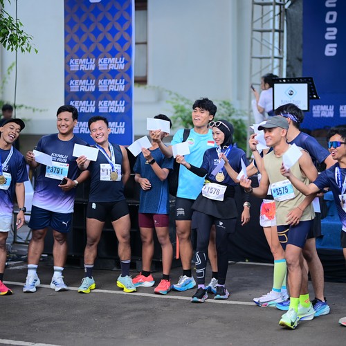 Race photo from KEMLU RUN 2026