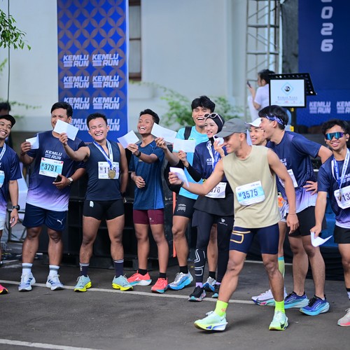Race photo from KEMLU RUN 2026