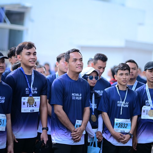 Race photo from KEMLU RUN 2026