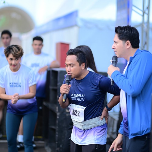 Race photo from KEMLU RUN 2026