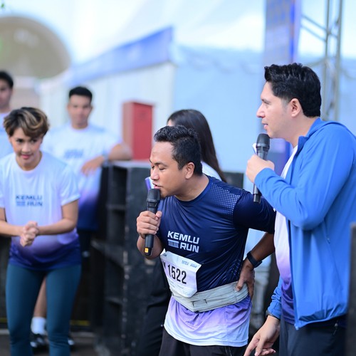 Race photo from KEMLU RUN 2026