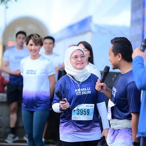 Race photo from KEMLU RUN 2026