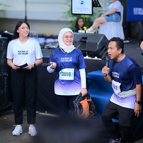 Race photo from KEMLU RUN 2026