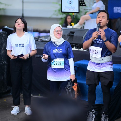 Race photo from KEMLU RUN 2026