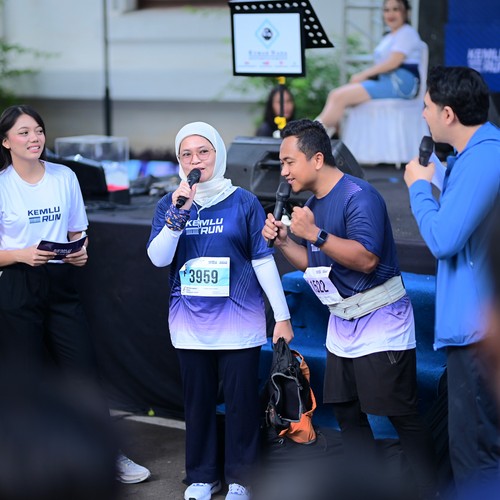 Race photo from KEMLU RUN 2026