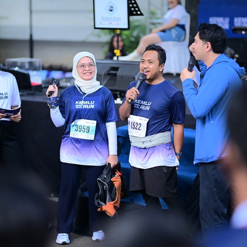Race photo from KEMLU RUN 2026