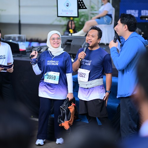 Race photo from KEMLU RUN 2026