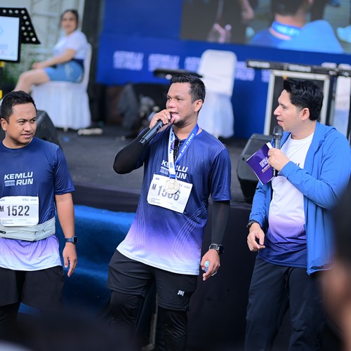 Race photo from KEMLU RUN 2026