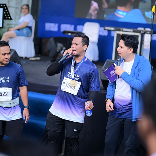 Race photo from KEMLU RUN 2026