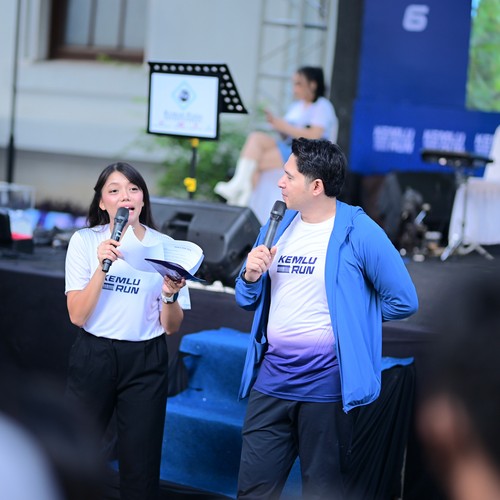 Race photo from KEMLU RUN 2026
