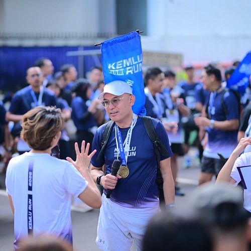 Race photo from KEMLU RUN 2026