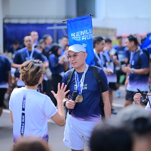 Race photo from KEMLU RUN 2026